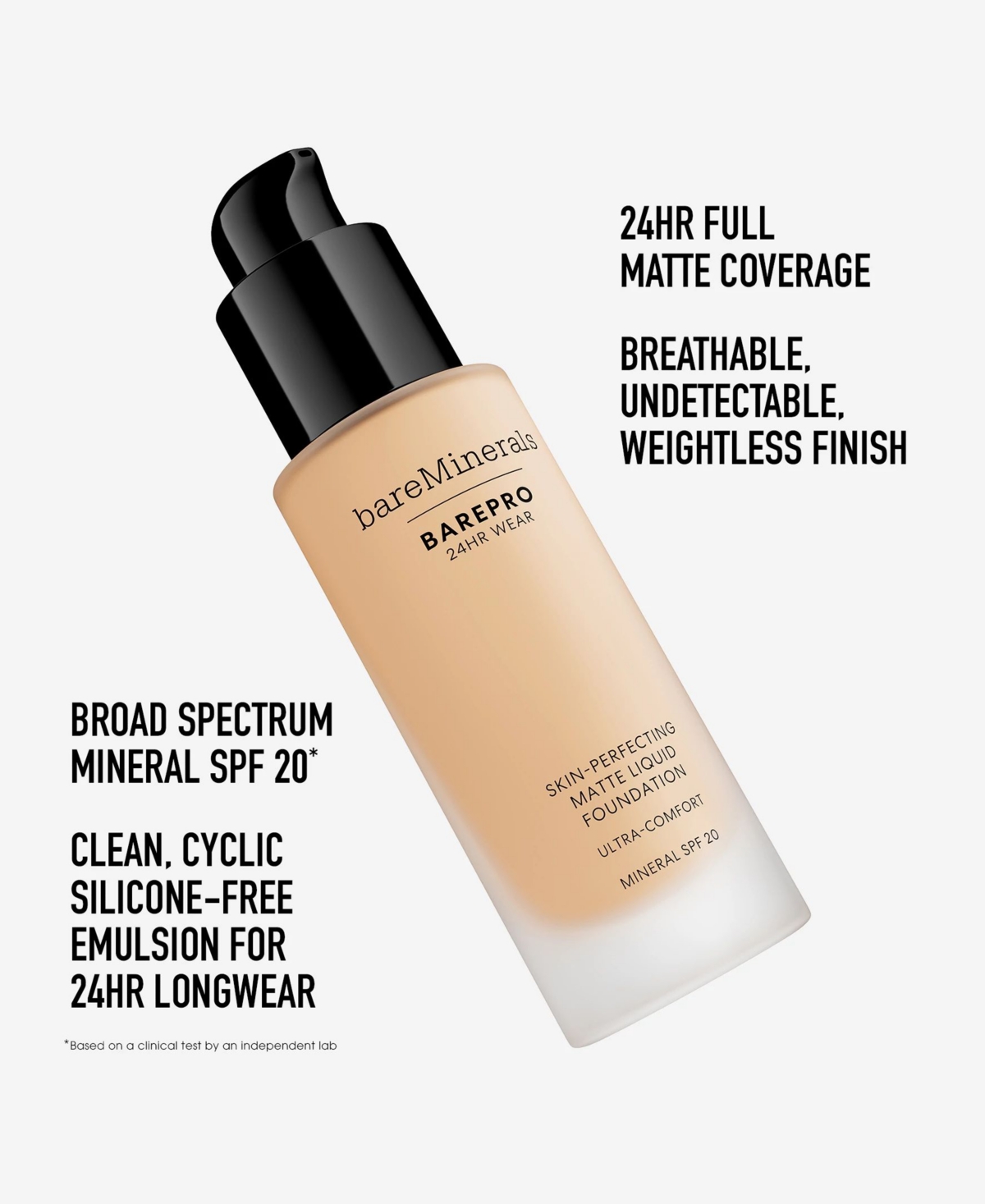 Bareminerals Barepro 24hr Wear Matte Liquid Foundation Spf 20 In Brown