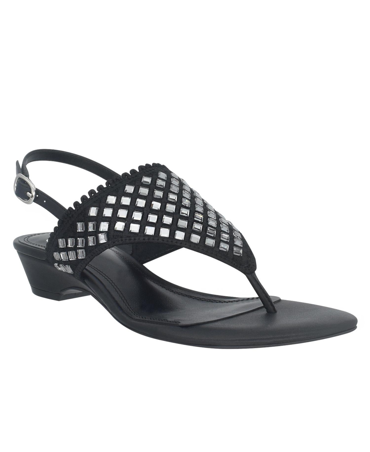 Impo Women's Roxee Embellished Thong Sandals - Smoke