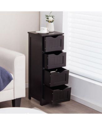 Bathroom Floor Freestanding Storage Organizer with 3 Drawers