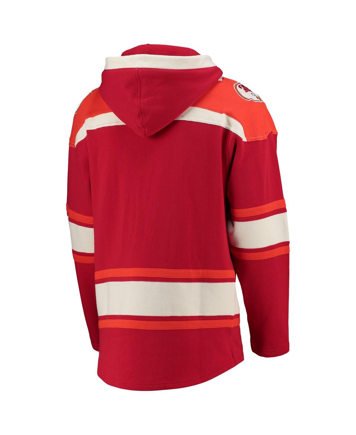 Men's '47 BrandTampa Bay Buccaneers Throwback Lacer Pullover Hoodie - Red