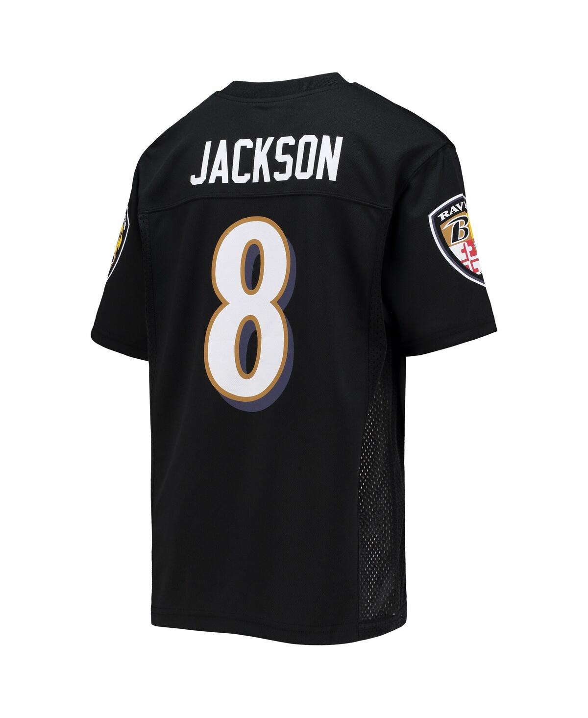 Big Boys Lamar JacksonBaltimore Ravens Replica Player Jersey - Black