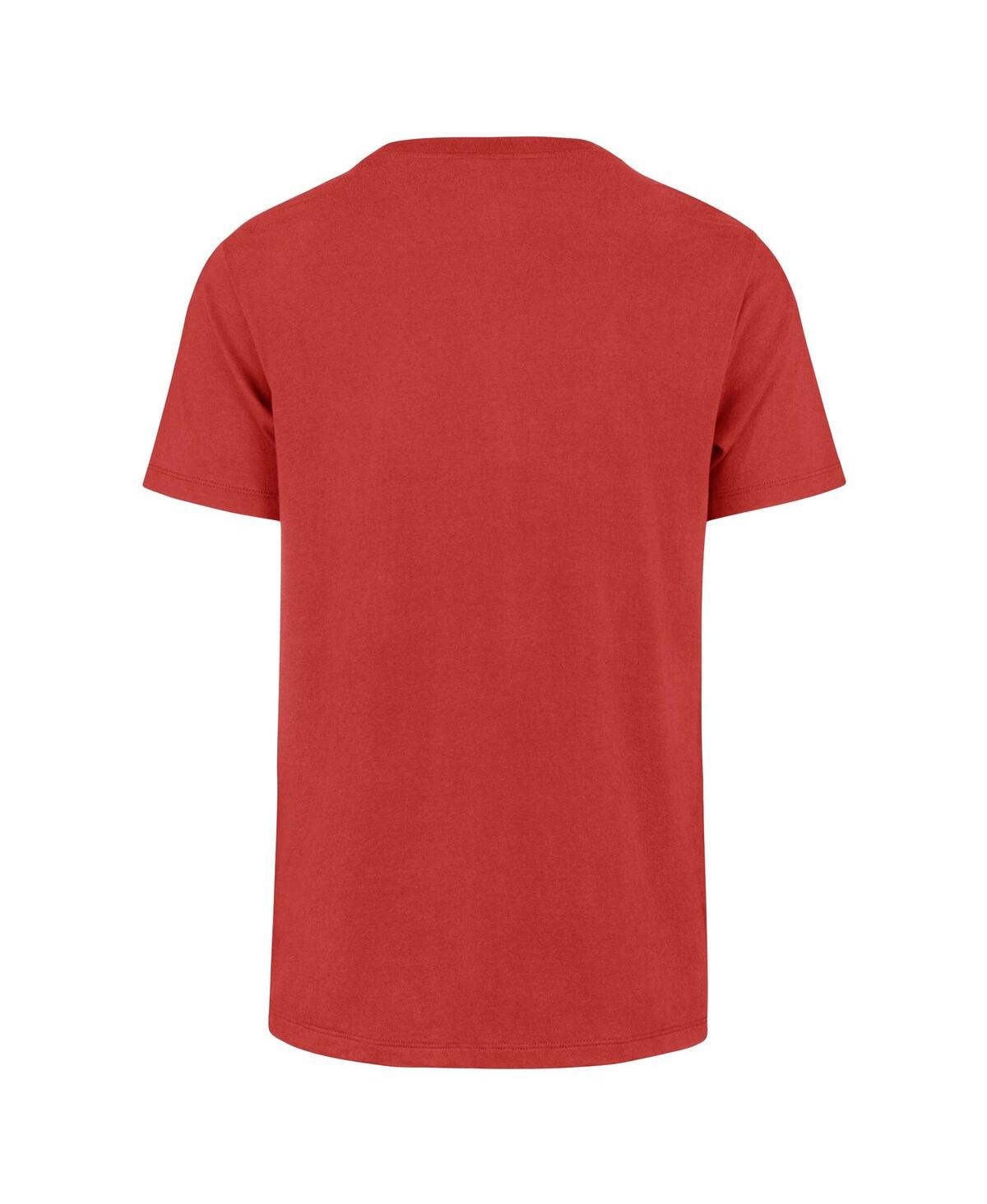 Men's '47 BrandDistressed San Francisco 49ers Ringtone Franklin T-shirt - Scarlet
