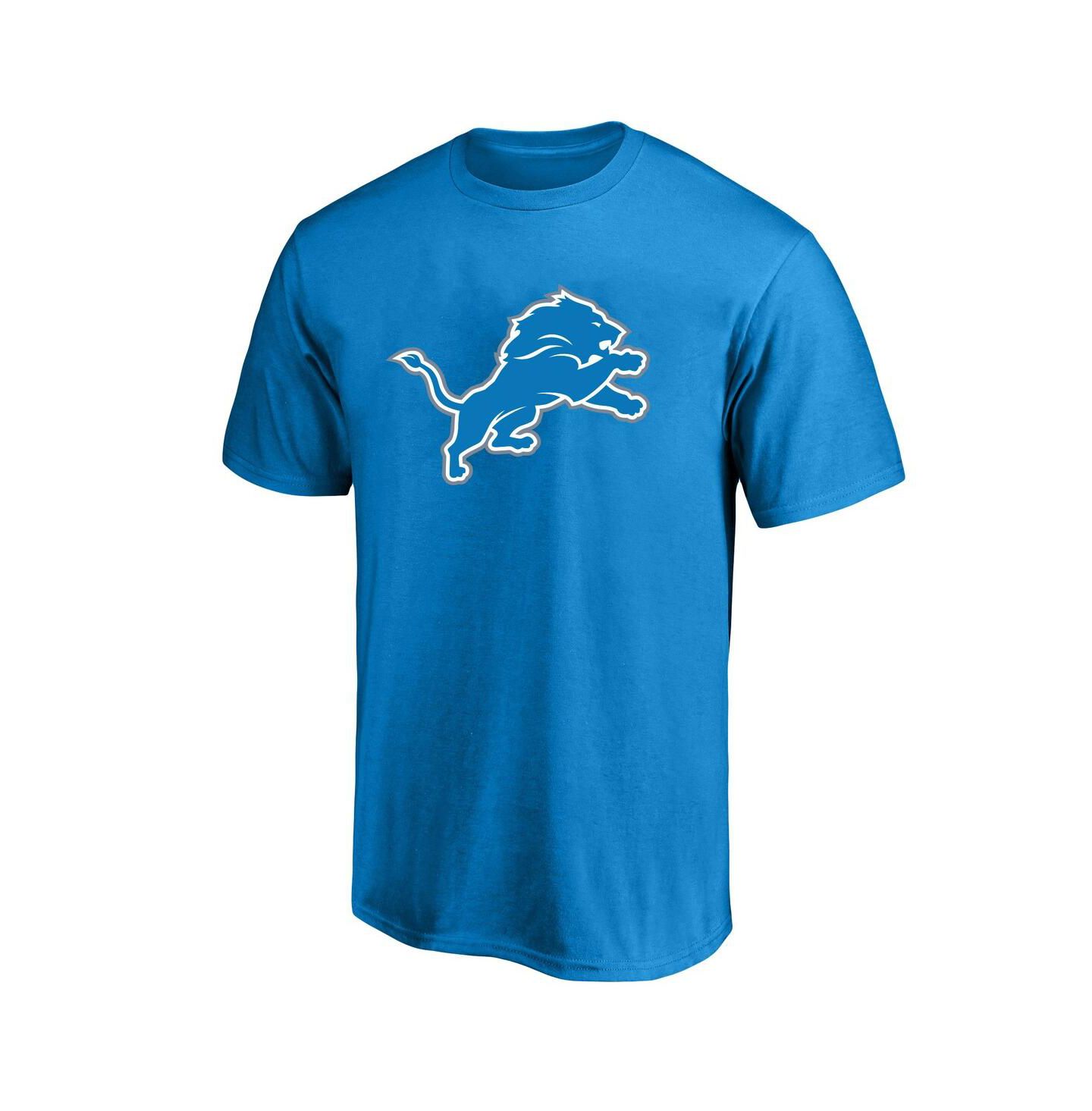 Мужская футболка Fanatics Amon-Ra St. Brown Blue Detroit Lions Big and Tall Player Name and Number — фото 3