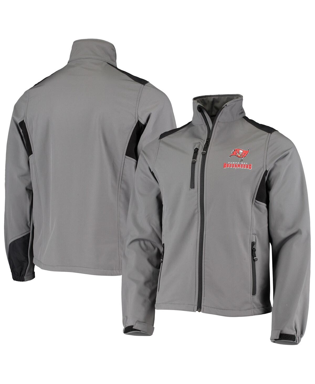 Men's Dunbrooke Charcoal Tampa Bay Buccaneers Circle Softshell Fleece Full-Zip Jacket - Charcoal