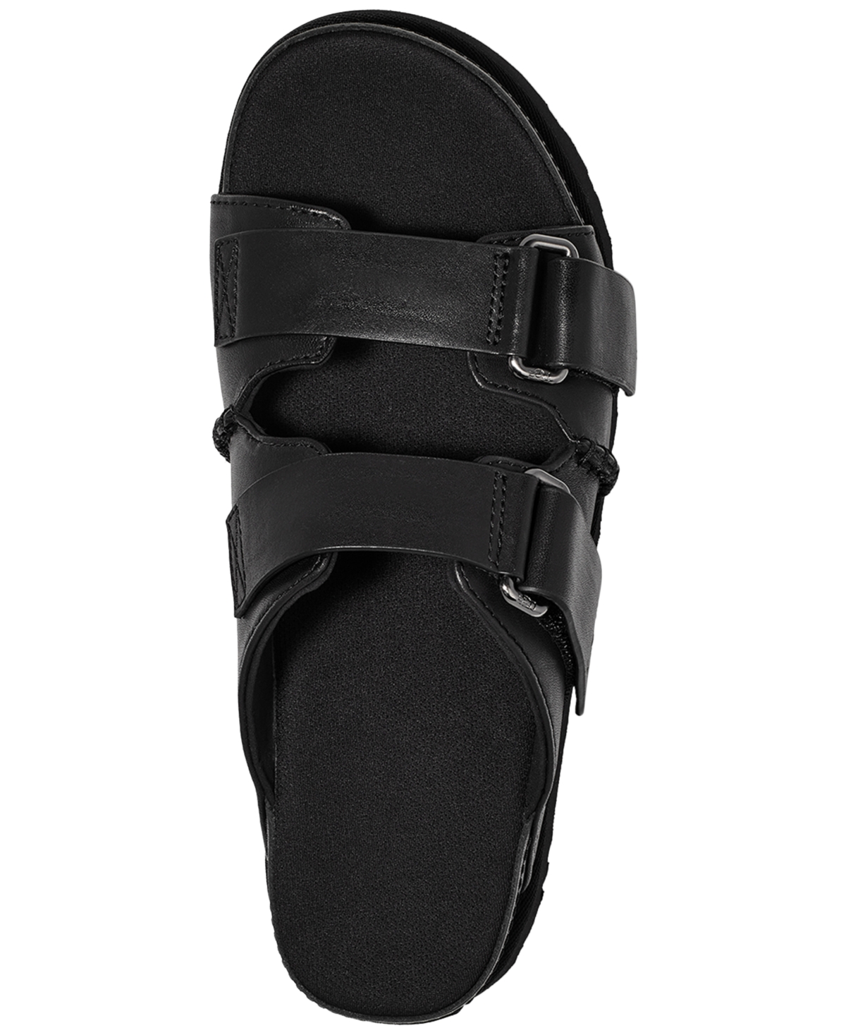 Shop Ugg Women's Goldenstar Hi Slide Double Strap Platform Sandals In Chestnut