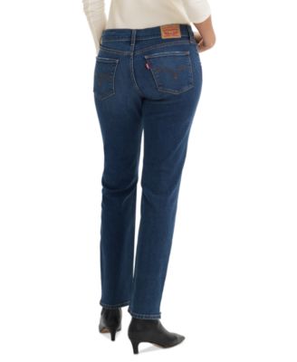 Women's Classic Mid Rise Straight-Leg Jeans