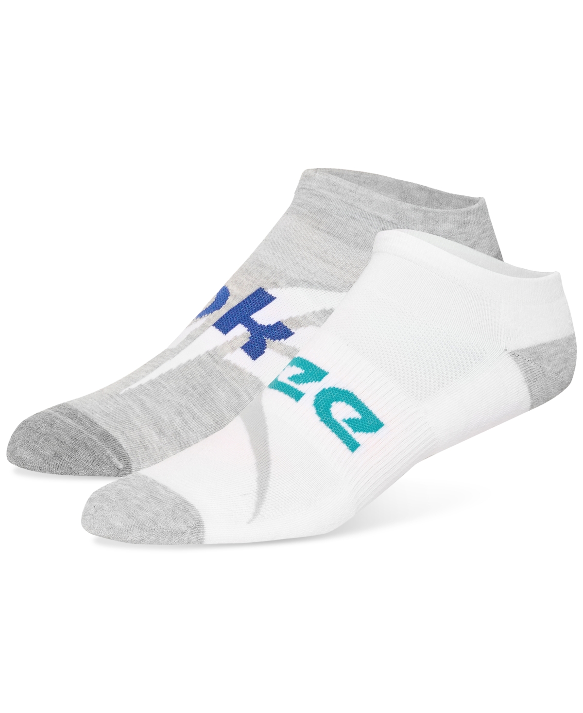 Men's Select Terry Low-Cut Running Socks, Pack of 2 - White