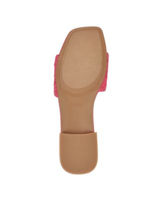 Women's Tamsea One Band Square Toe Slide Flat Sandals