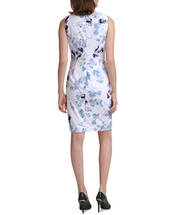 Calvin klein scuba crepe sheath dress outlet