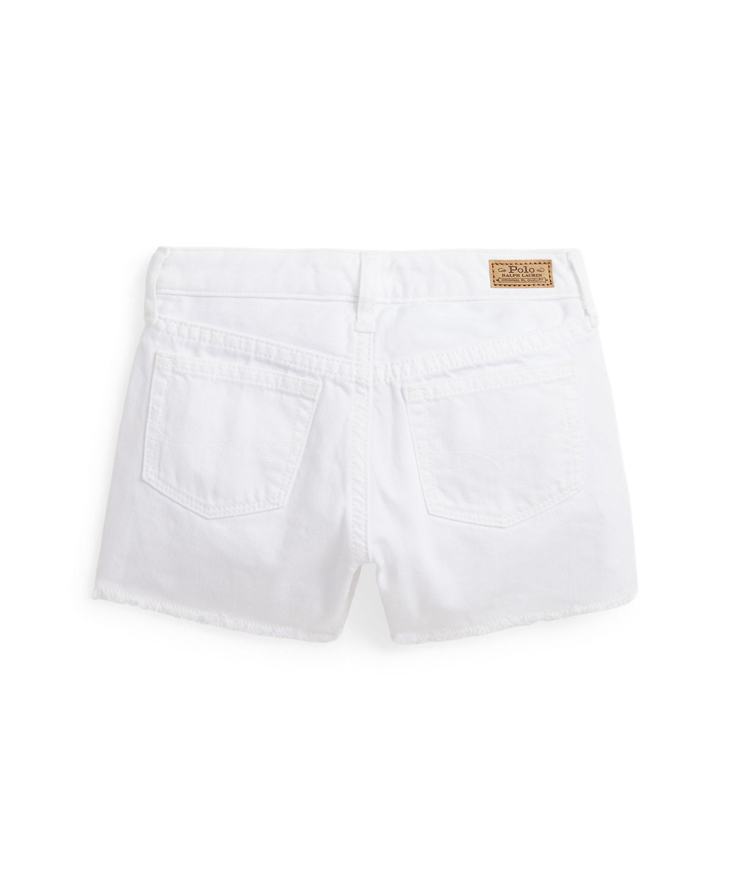 Girls' 2T-6X Frayed Denim Shorts
