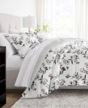 Gray Floral Comforters - Macy's