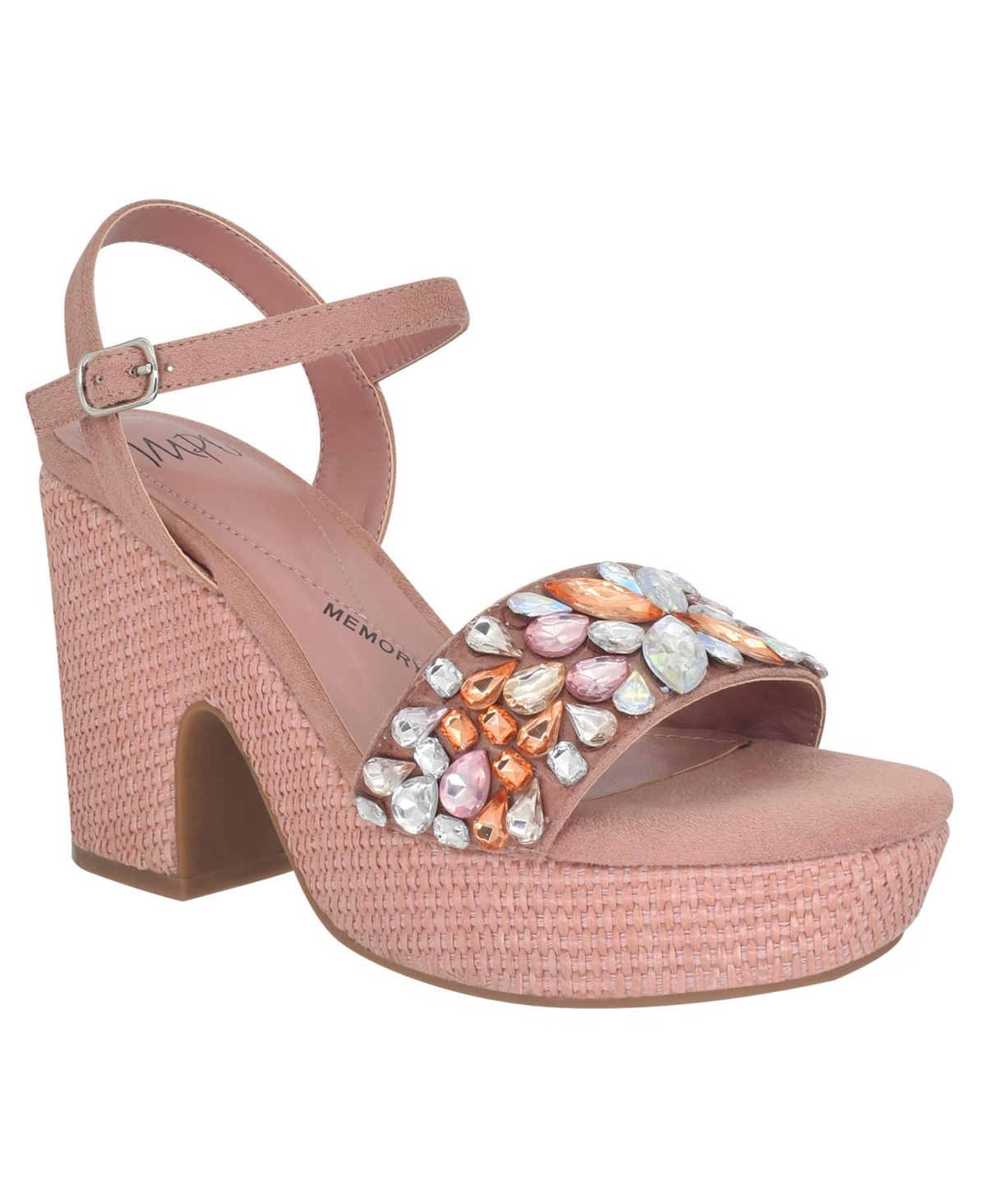 Women's Odely Embellished Platform Sandals - Clay Rose