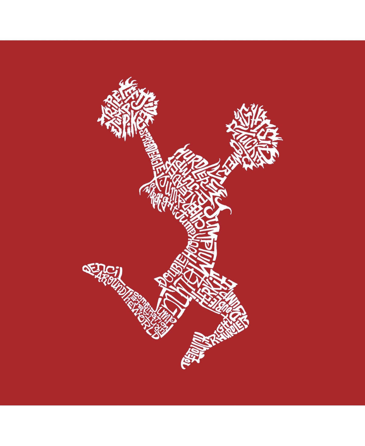 Boy's Word Art T-shirt - Cheer