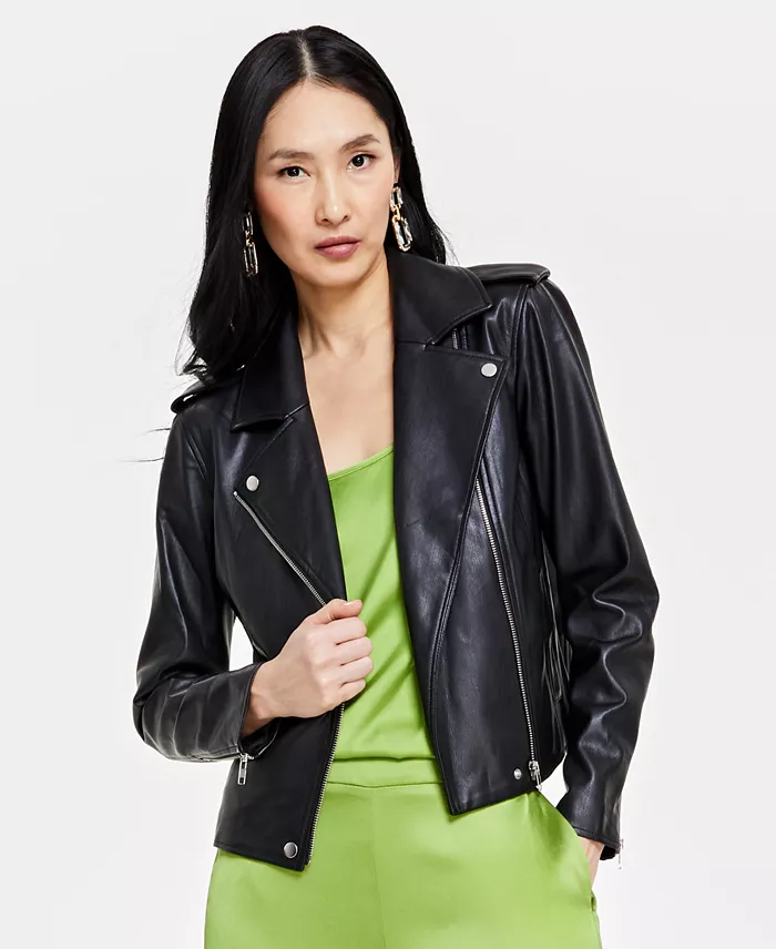 Women's Faux-Leather Jacket