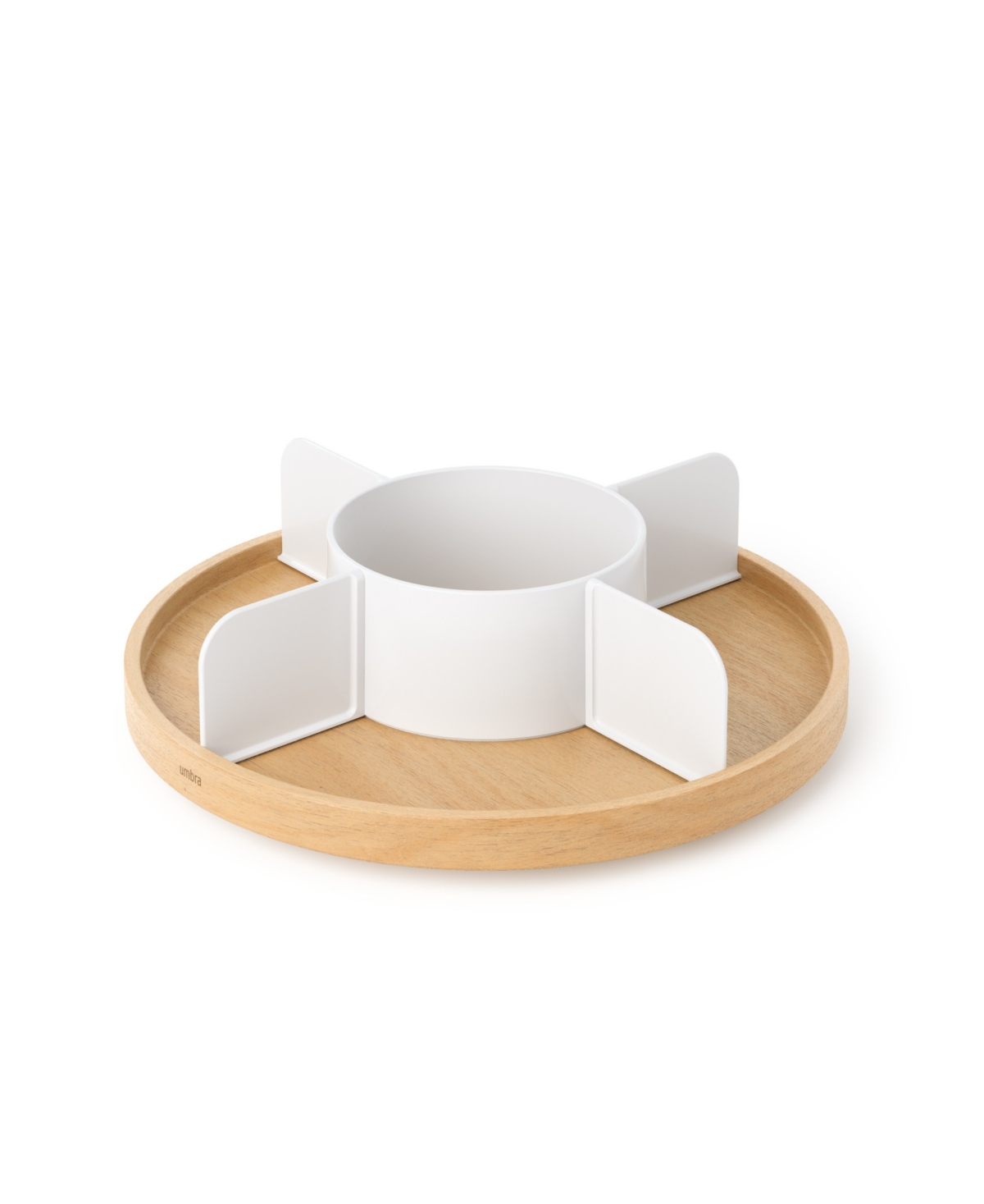 Bellwood Lazy Susan - White, Natural