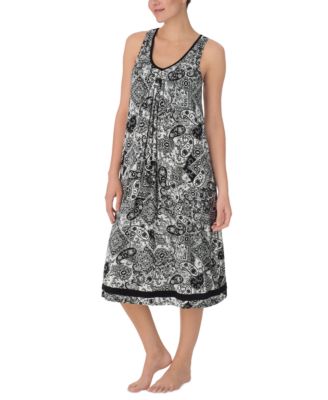 Women's Printed Sleeveless Nightgown