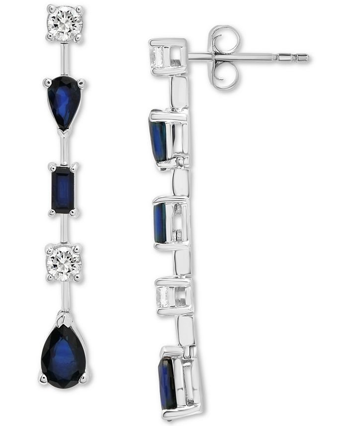Macy s Blue Sapphire 2 ct. t.w. White Sapphire 3 8 ct. t.w