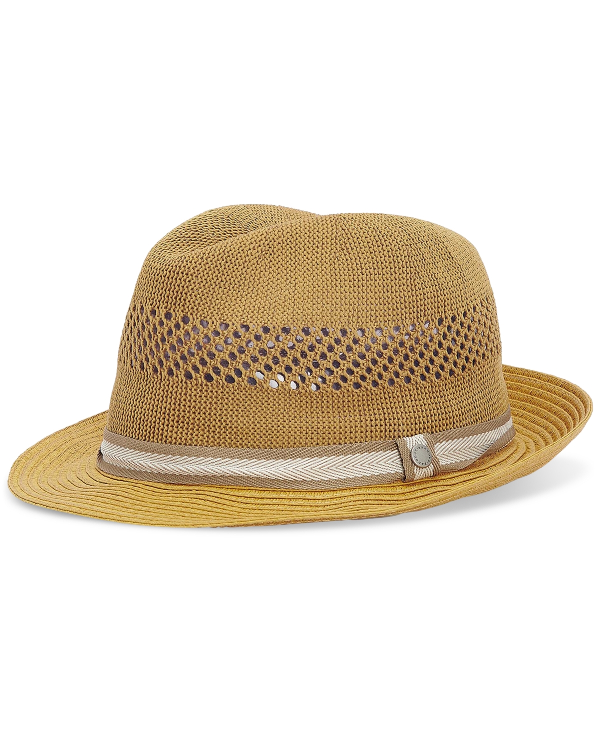 Shop Barbour Men's Craster Trilby Hat In Med Brown