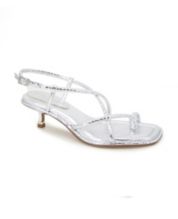 Silver sandals at macy's store