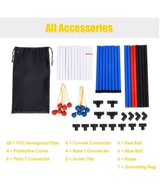 Ladder Ball Toss Game Bolas Score Tracker Carrying Bag