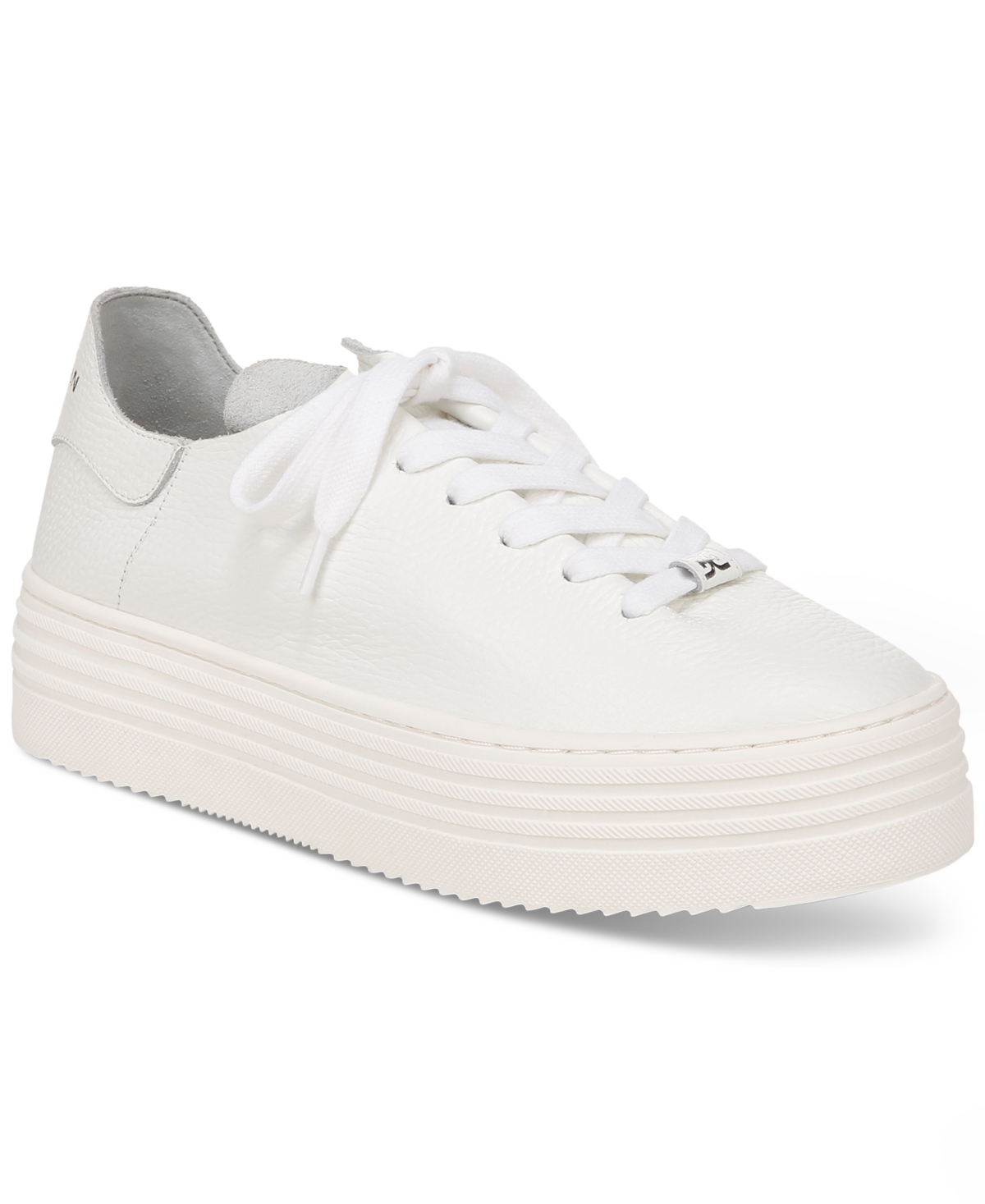 Shop Sam Edelman Women's Pippy Lace-up Platform Sneakers In White