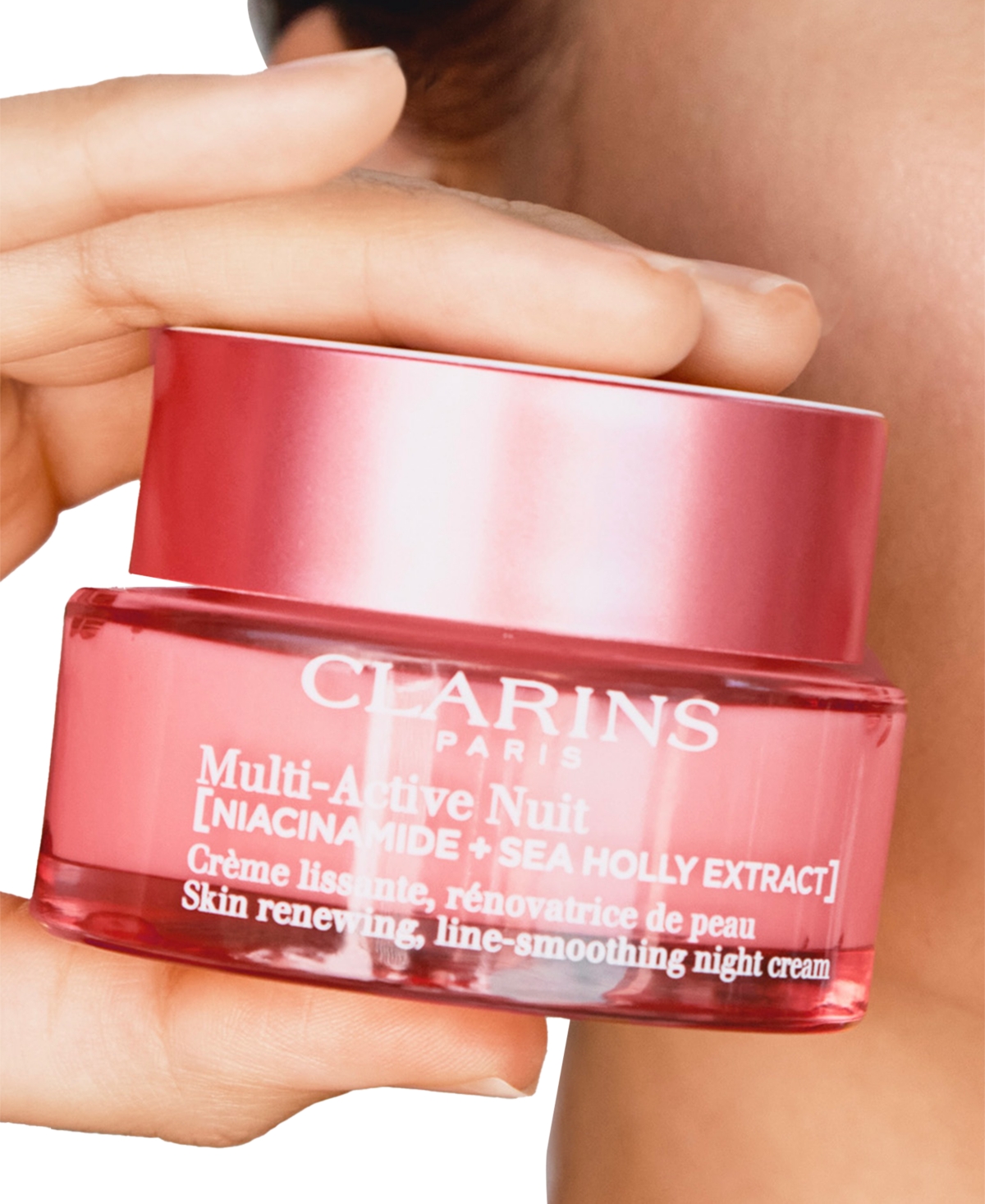 Shop Clarins Multi-active Night Moisturizer For Lines, Pores & Glow With Niacinamide, 1.7 Oz. In No Color