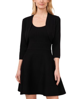 CeCe - Women's Rib Knit Open-Front Shrug Sweater