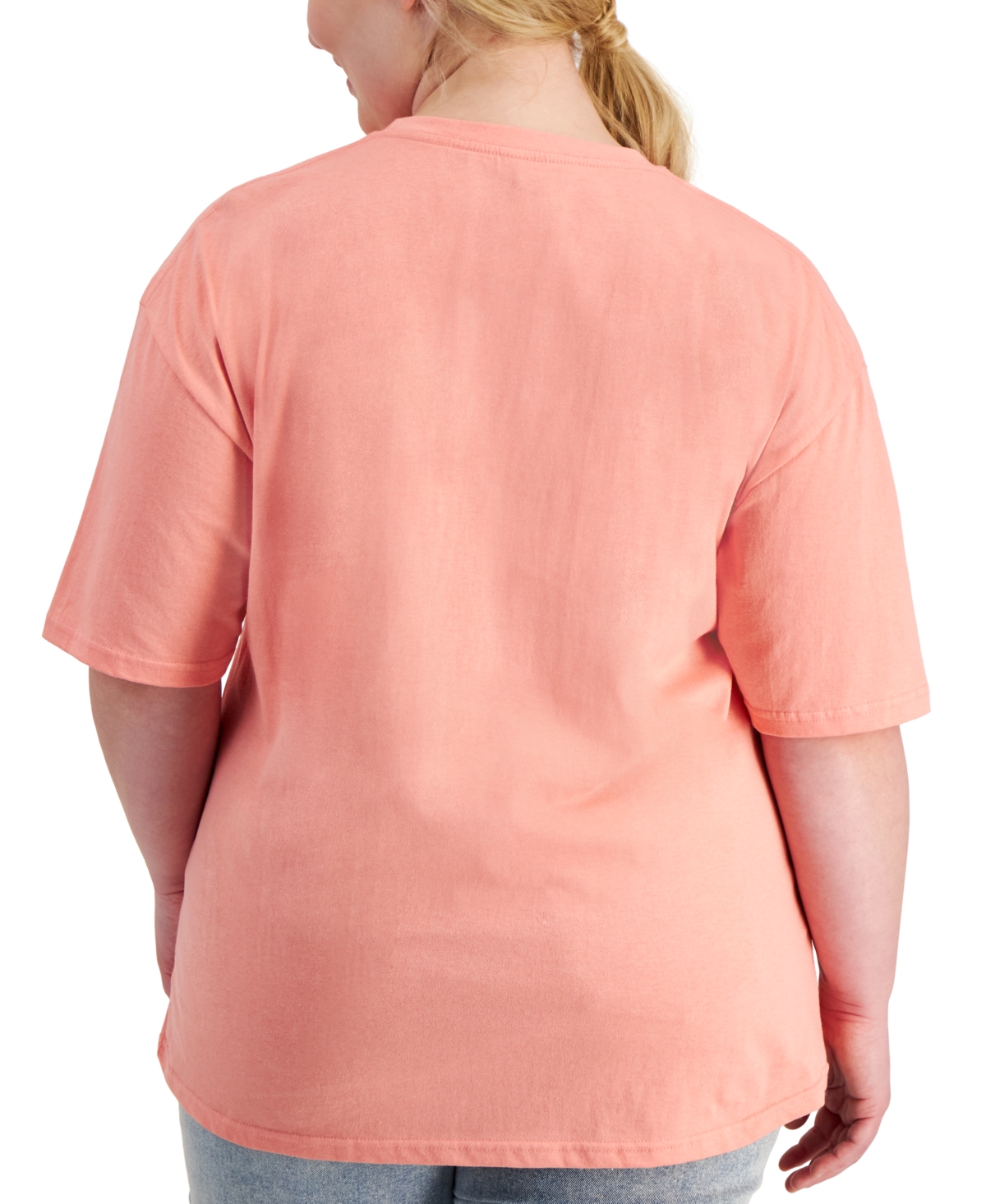Rebellious One Trendy Plus Size Sunset Dreams Graphic Boyfriend T-Shirt