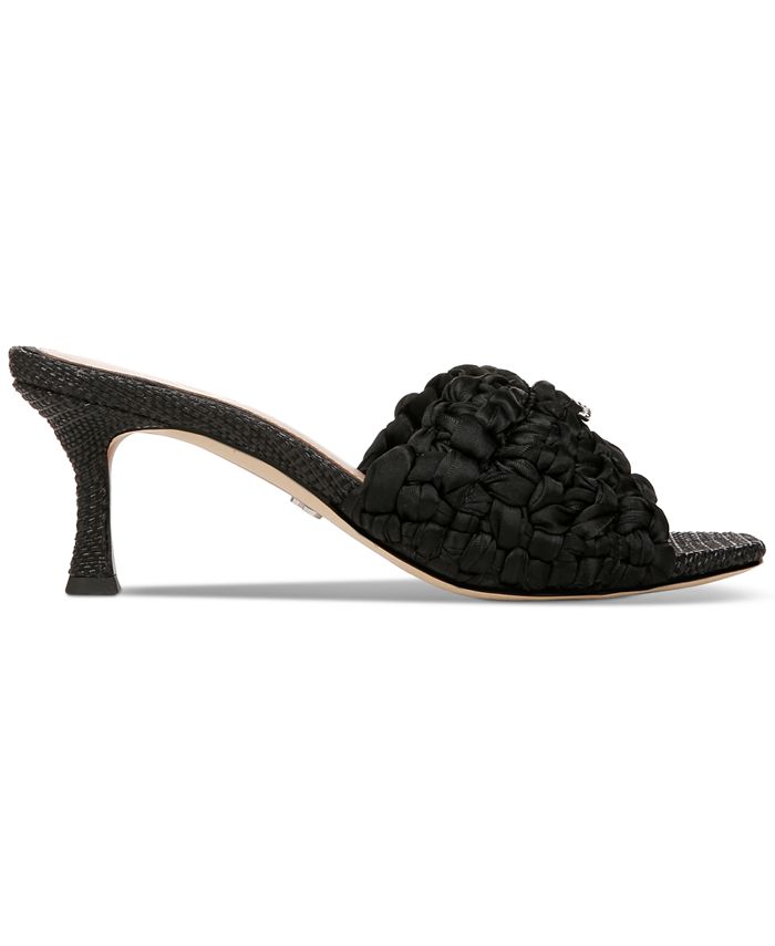 Sam Edelman Ragan Moire Ribbed Silk - Black