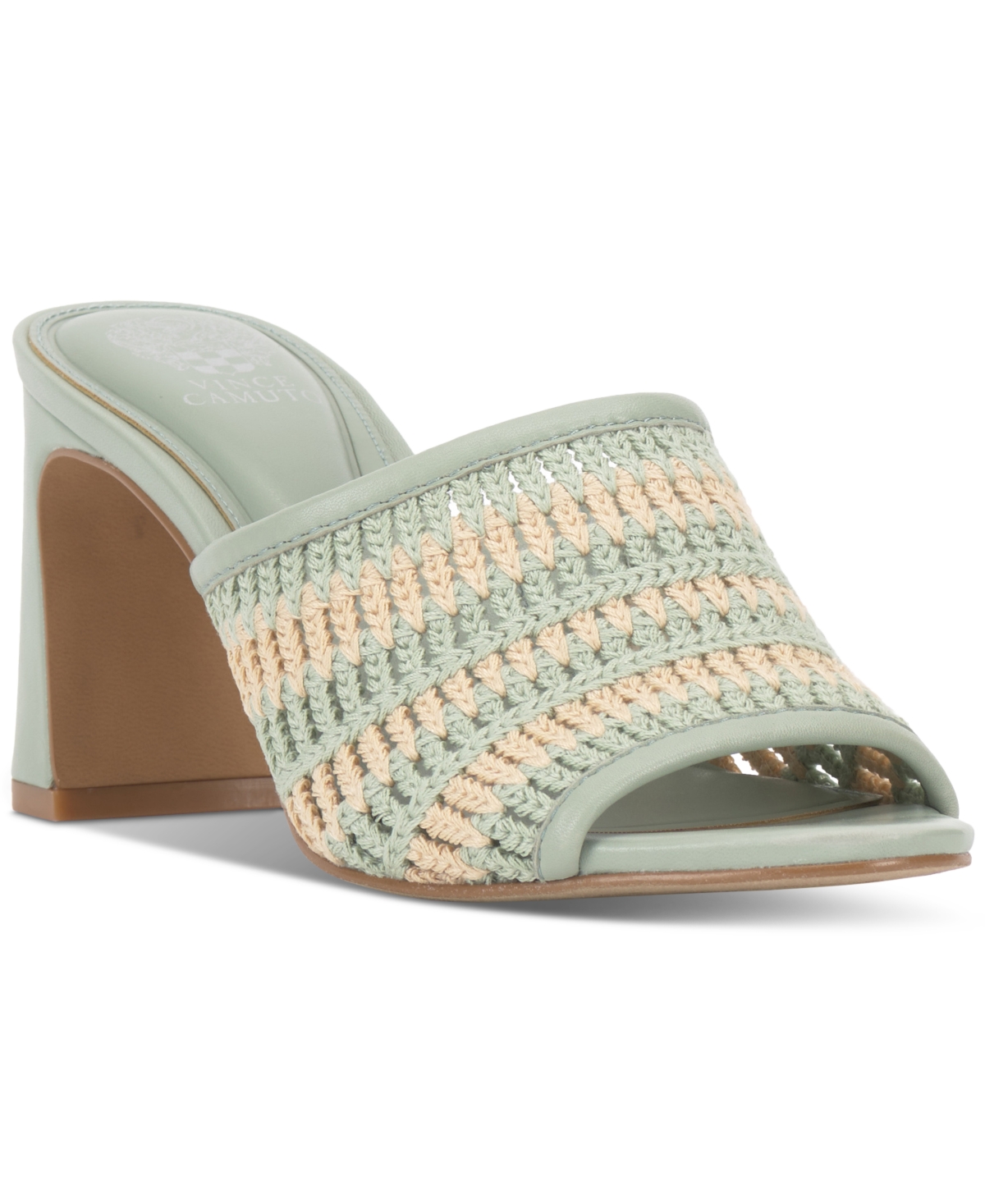 Women's Alyysa Slip-On Dress Sandals - Fresh Mint/Cream Woven