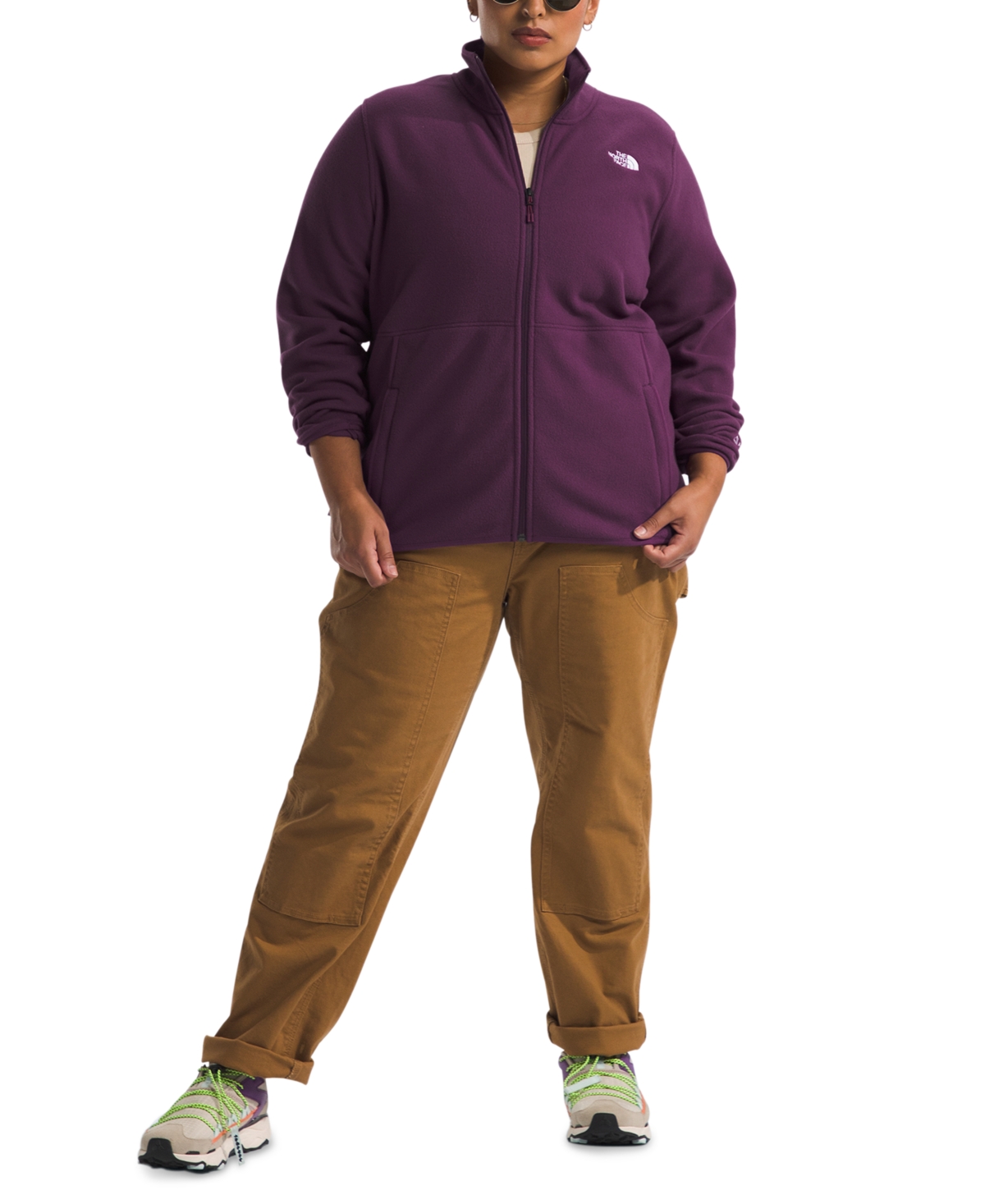 The North Face Plus Size Colorblocked Alpine Polartec Jacket