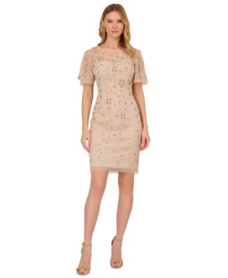 Orders adrianna papell embellished sheath dress