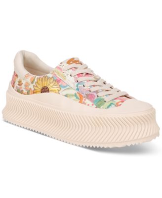 Circus NY by Sam Edelman - Tatum Flower Platform Lace-Up Sneakers
