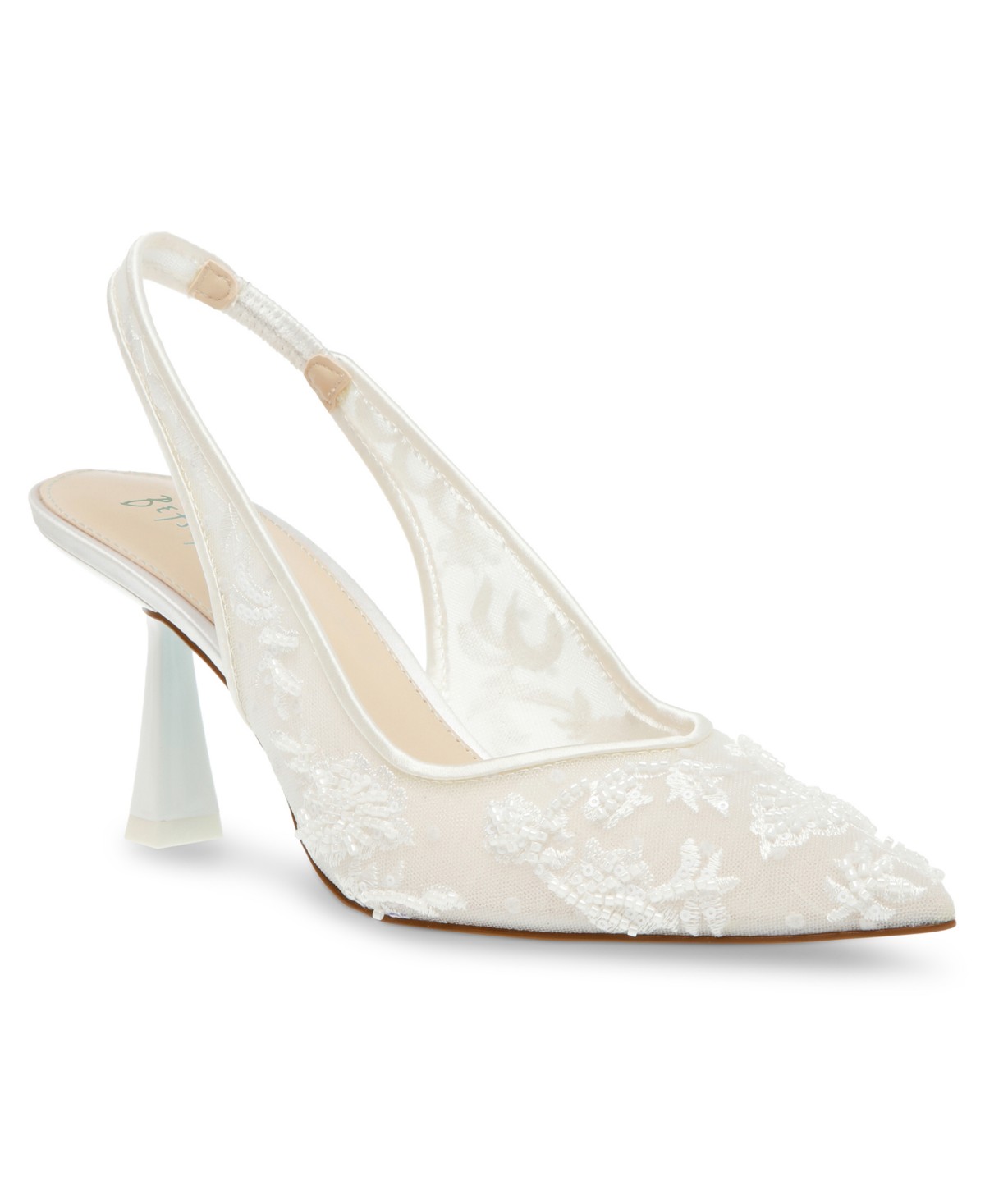 Женские туфли Betsey Johnson Women's Nikki Embroidered Slingback Evening Pumps — фото 1