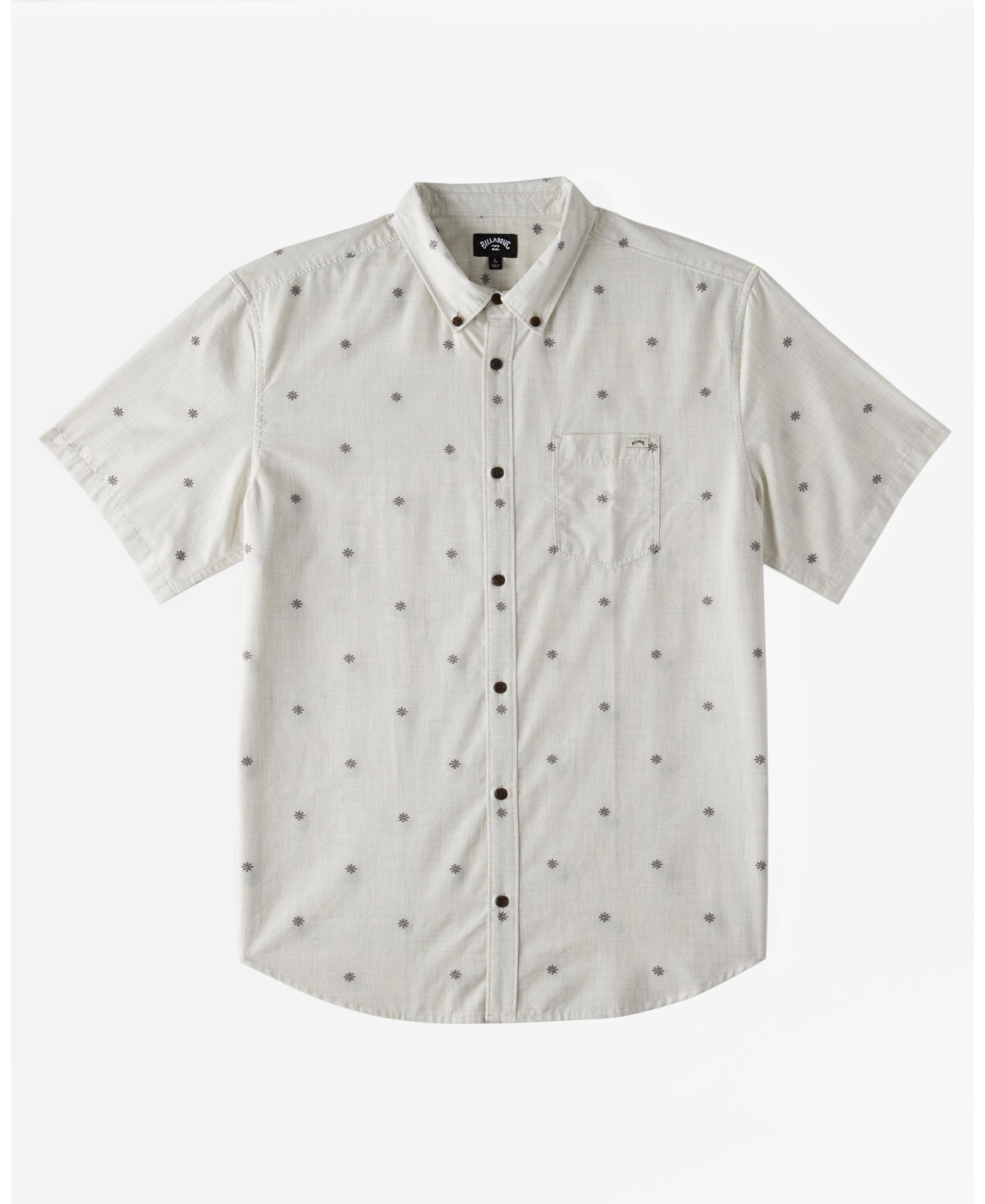 Shop Billabong Men's All Day Jacquard Short Sleeve Shirt In Chino