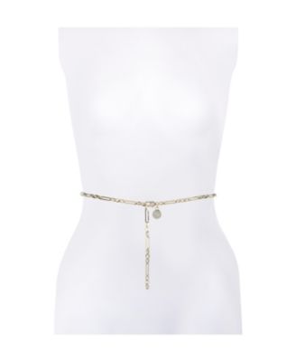 Women's Imitation Pearl Chain Belt