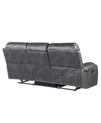 Keily 86" Manual Recliner Sofa Grey