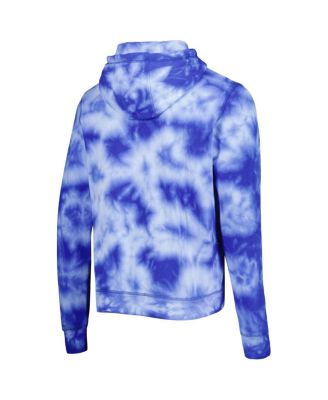 Men's Royal Los Angeles Rams Team Tie-Dye Pullover Hoodie