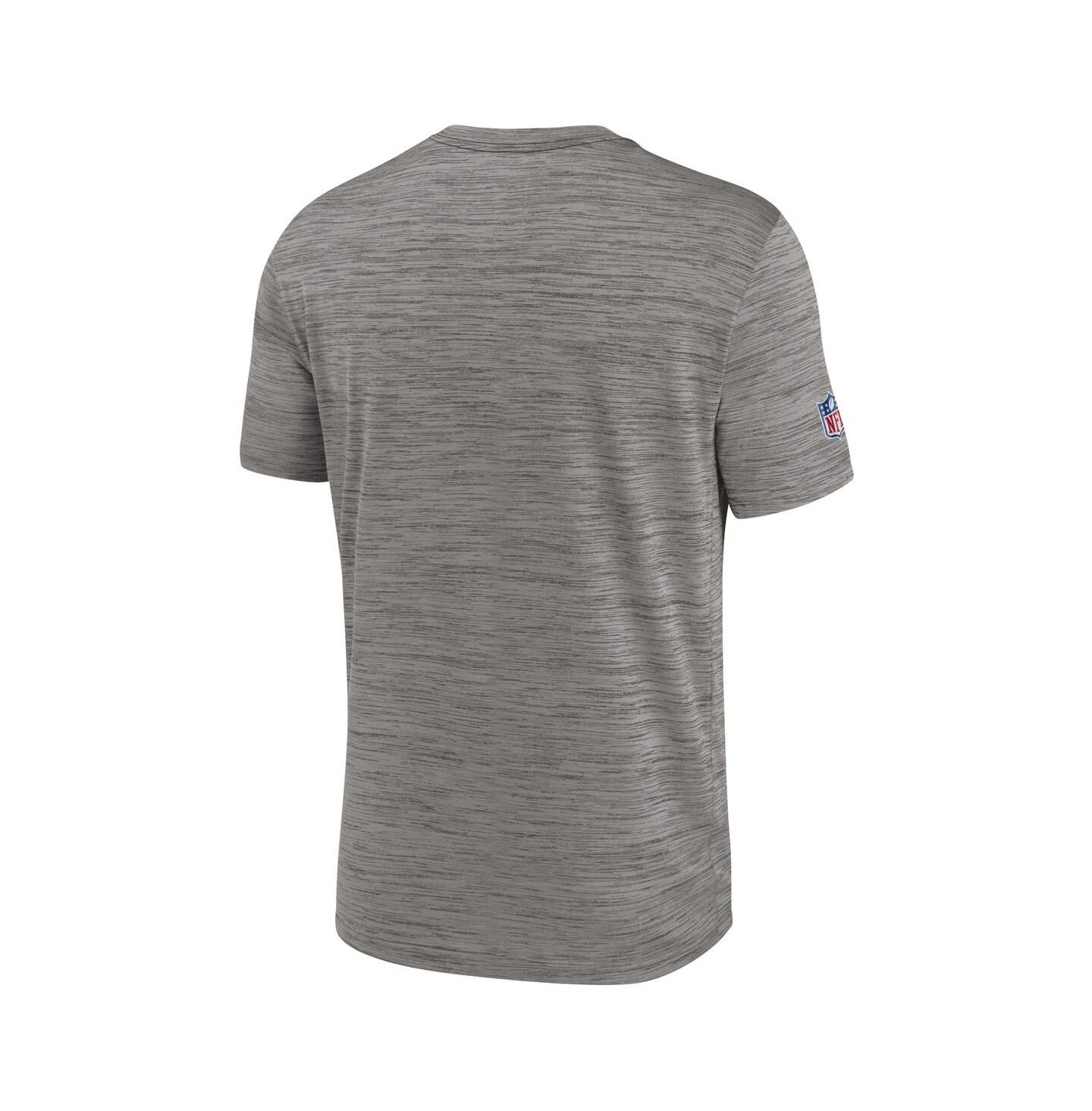 Мужская футболка Nike Heather Charcoal Cleveland Browns 2023 Sideline Alternate Logo Performance — фото 6