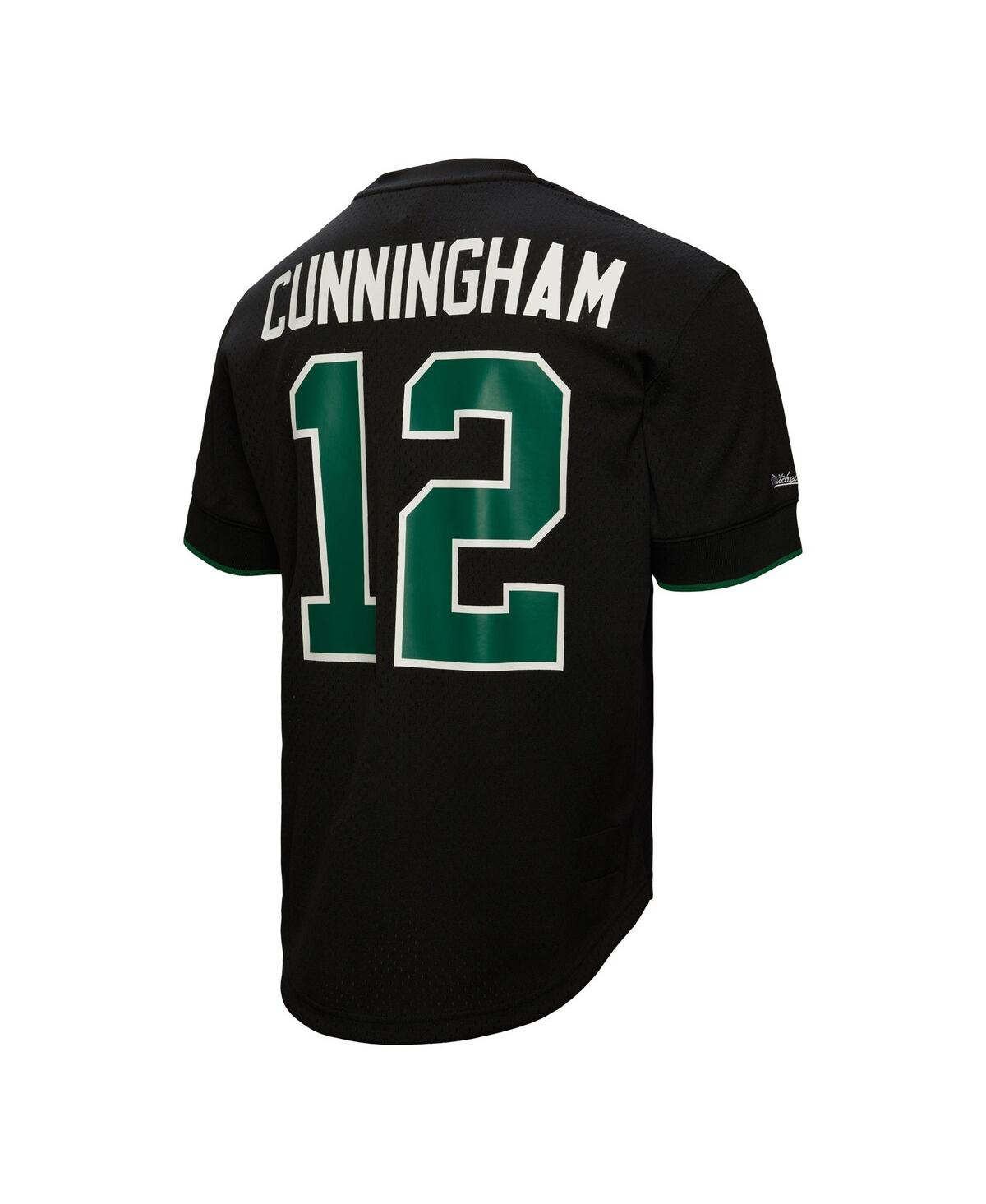 Men's Mitchell & Ness Randall CunninghamPhiladelphia Eagles Retired Player Name & Number Mesh Top - Black