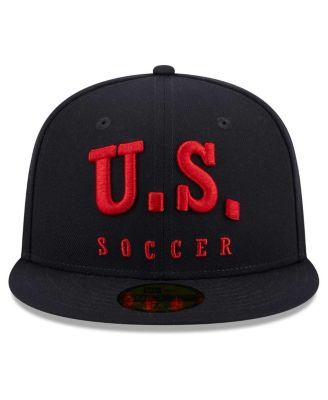 Men's Navy USMNT Text 59FIFTY Fitted Hat