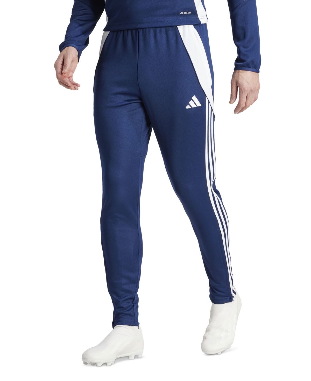 Shop Adidas Originals Men's Tiro 24 League Pants In Team Navy,wht