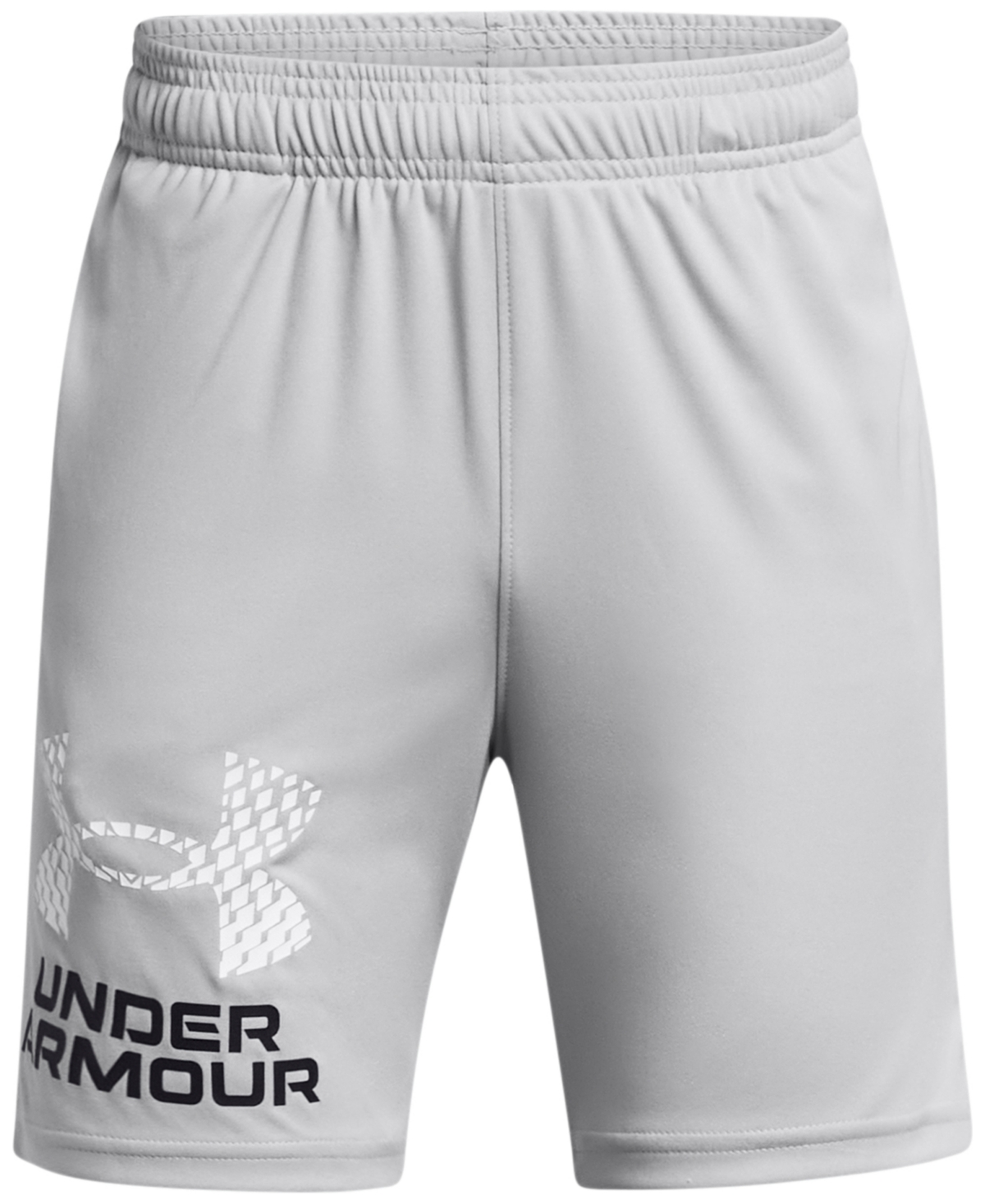 Under Armour Kids' Big Boys Tech Moisture-wicking Quick-dry Shorts In Mod Gray,white