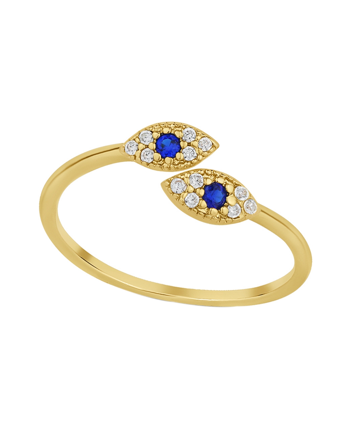 And Now This Cubic Zirconia Evil Eye Toe Ring In Gold