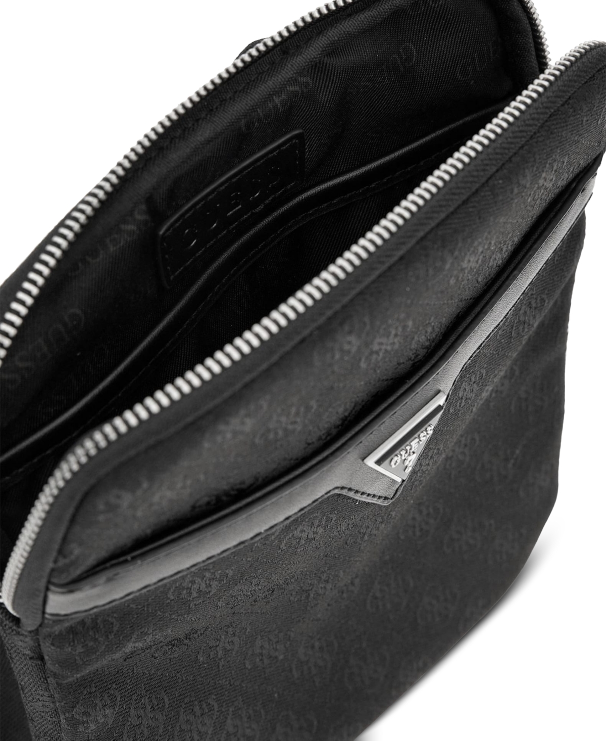 Guess Men's Vezzola Jacquard Crossbody Bag