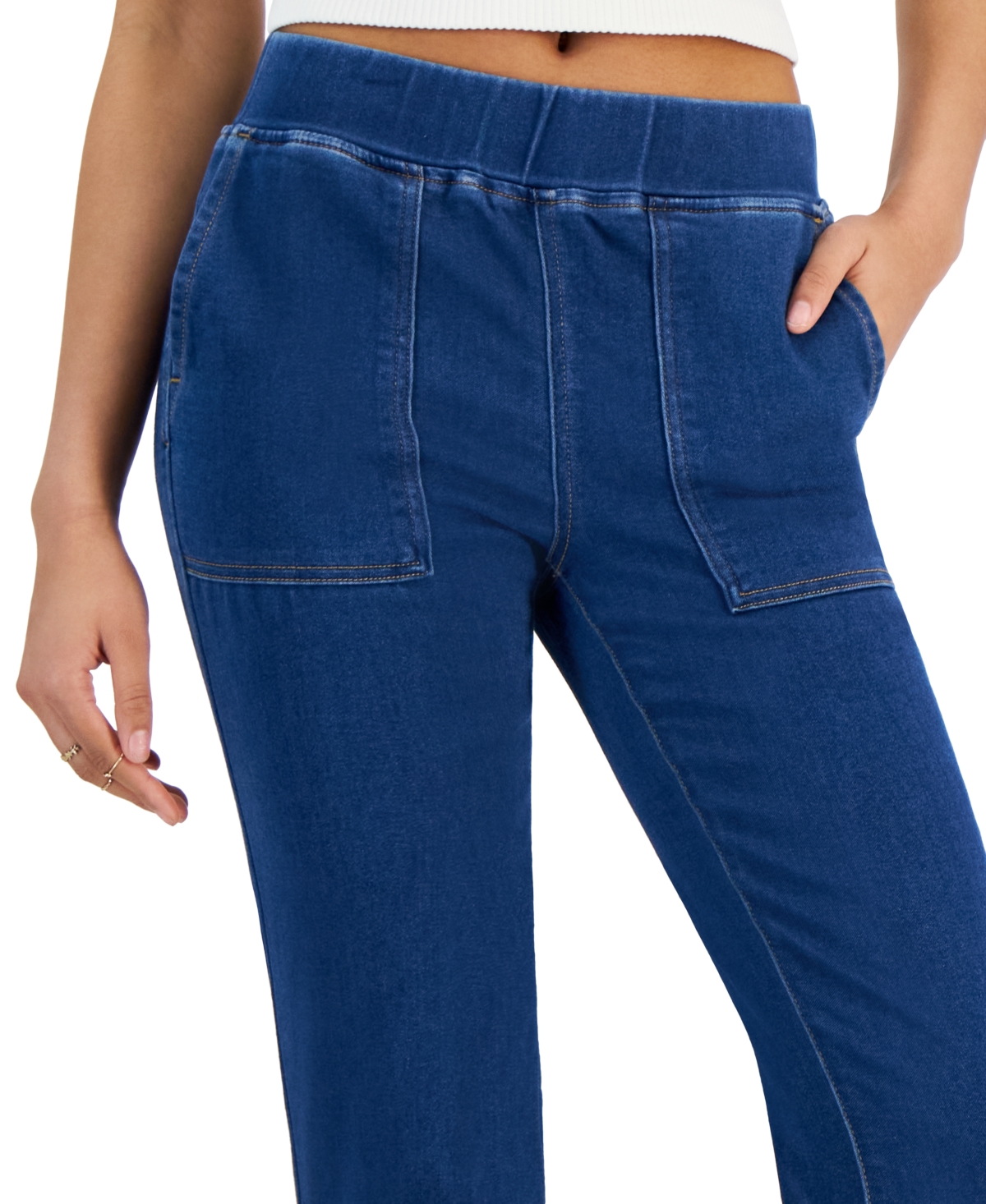 Tinseltown Juniors' Pull-On High-Rise Jogger Pants