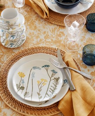 Wildflowers Dinner Plates, Set of 4