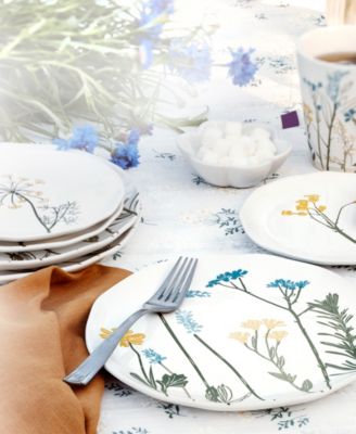 Wildflowers Accent Plates, Set of 4