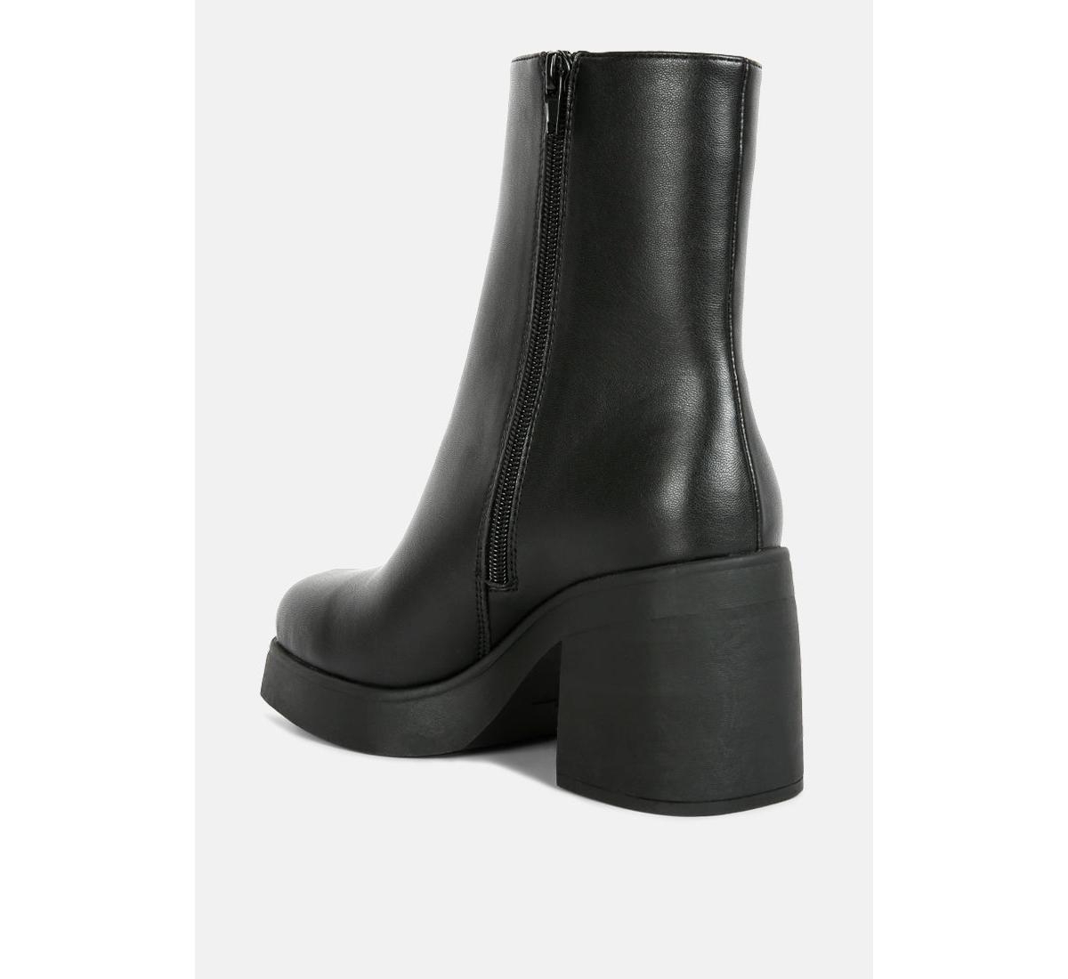 Womens sins platform bootie