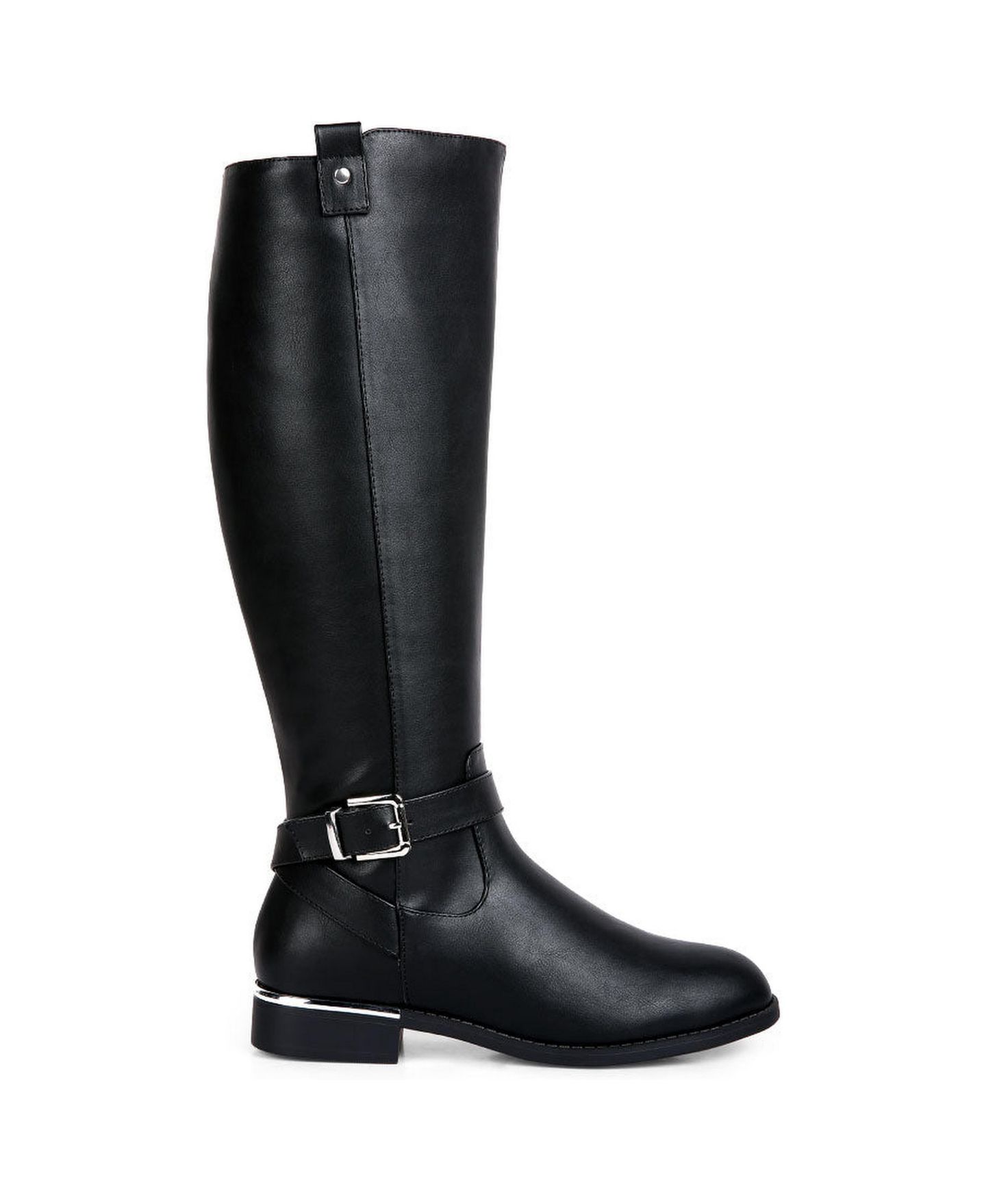 Женские ботинки London Rag Renny Buckle Strap Embellished Calf, цвет: Чёрный — фото 2